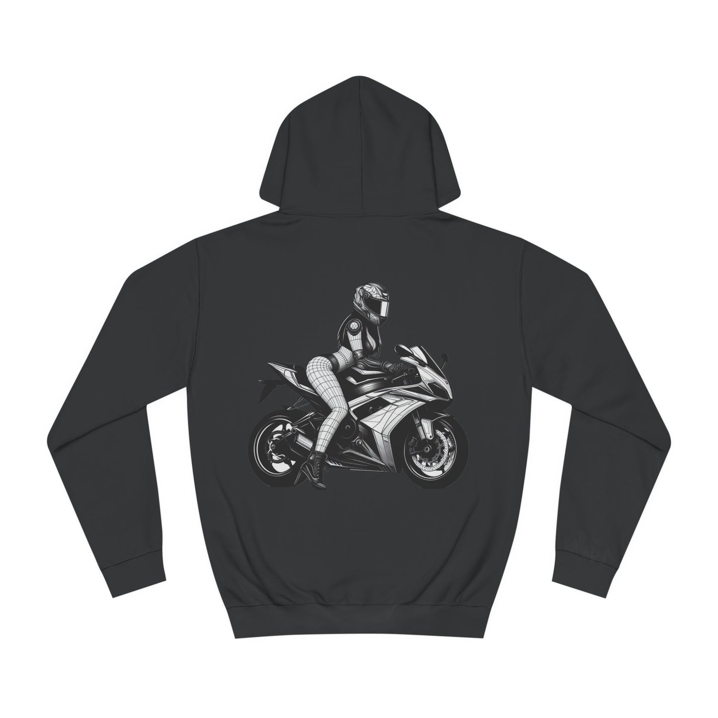 MotoMaze Sportbike Babe  - College Hoodie