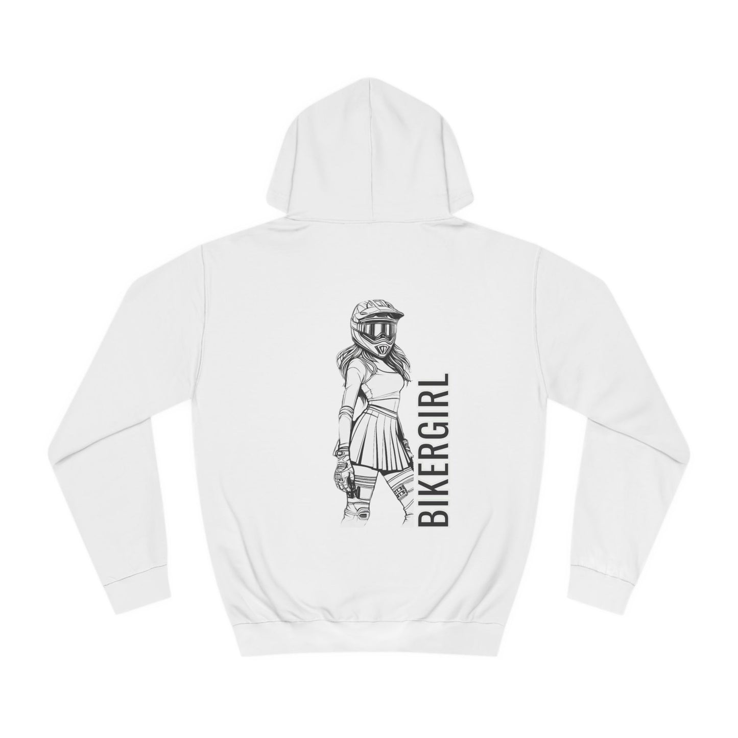 MotoMaze Bikergirl Skirt Motocross  - College Hoodie