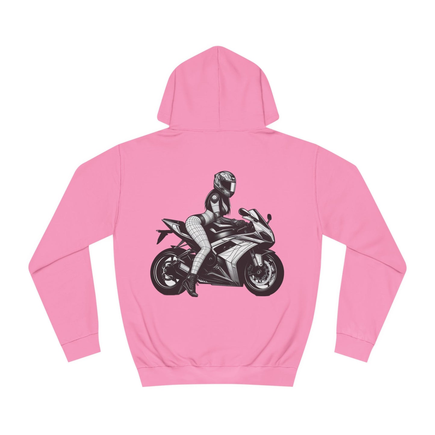 MotoMaze Sportbike Babe  - College Hoodie