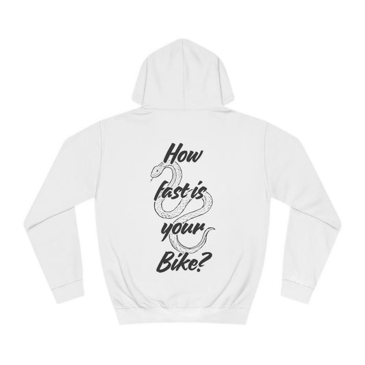 MotoMaze Basic "How fast is your Bike?"  - College Hoodie