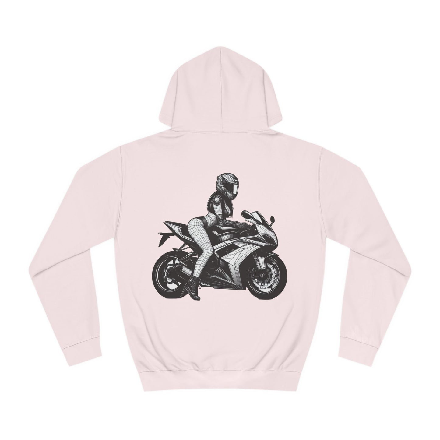 MotoMaze Sportbike Babe  - College Hoodie