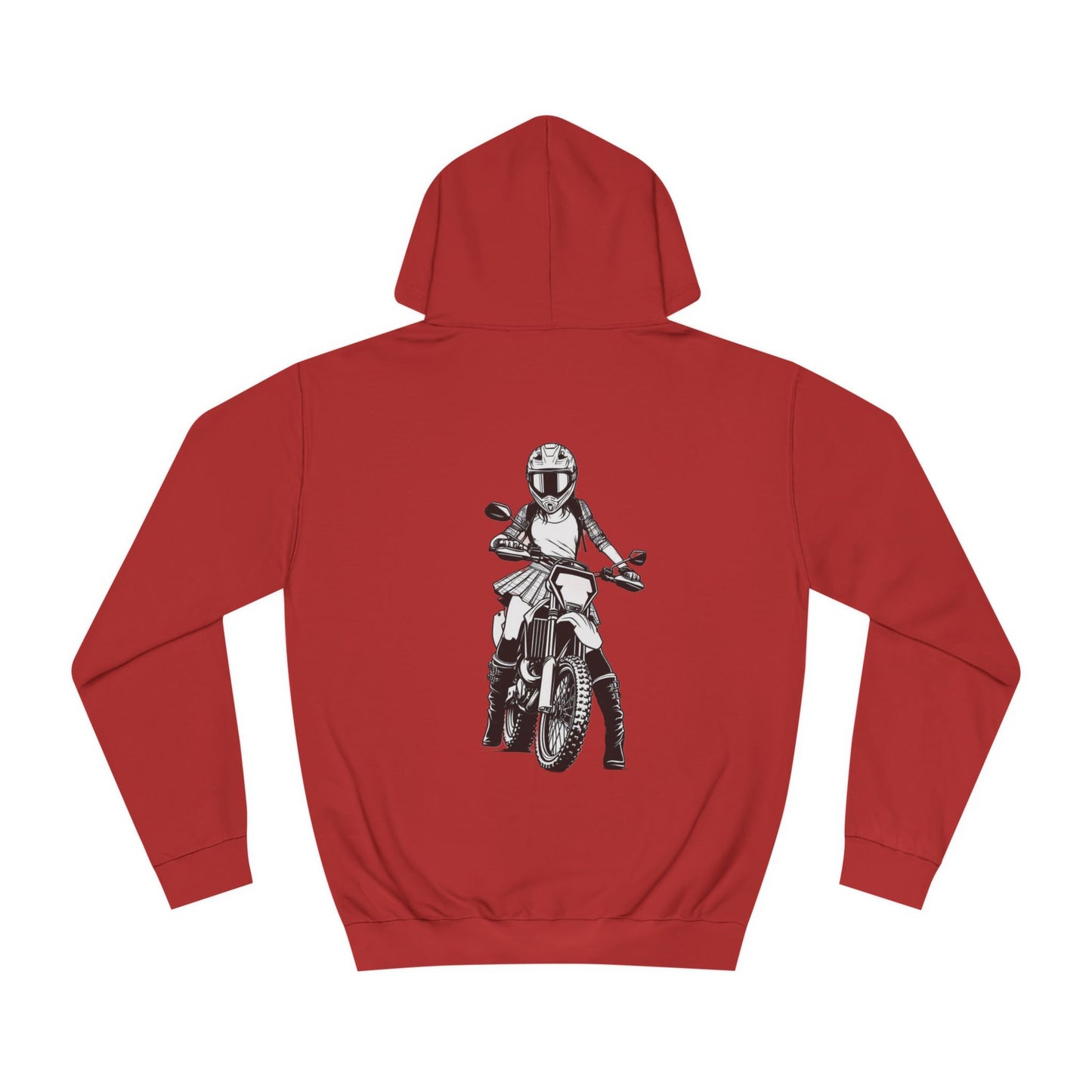 MotoMaze Bikergirl Crossbike  - College Hoodie