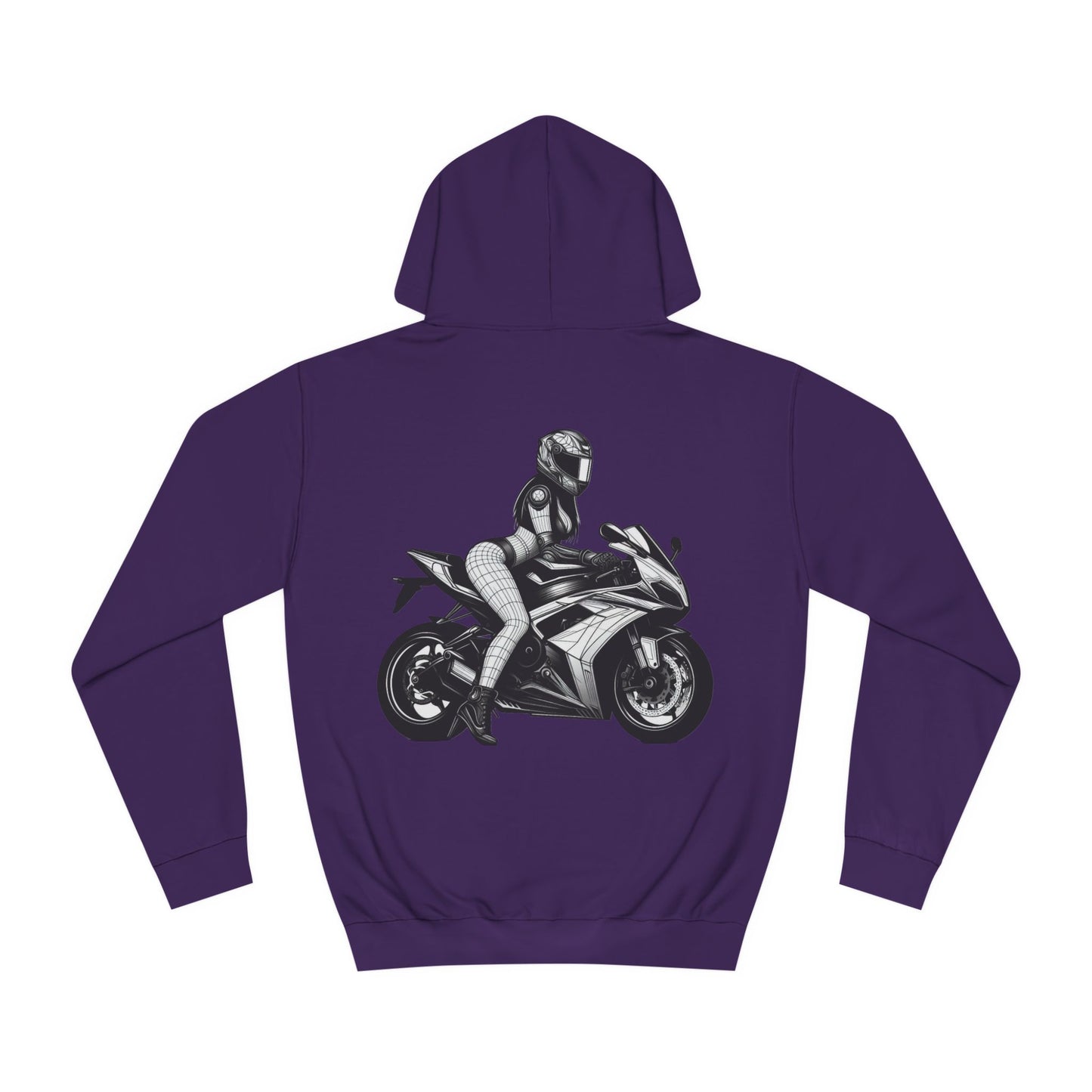 MotoMaze Sportbike Babe  - College Hoodie