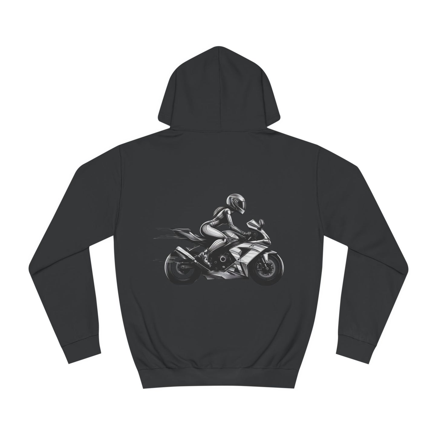 MotoMaze Sportsbike Chick  - College Hoodie