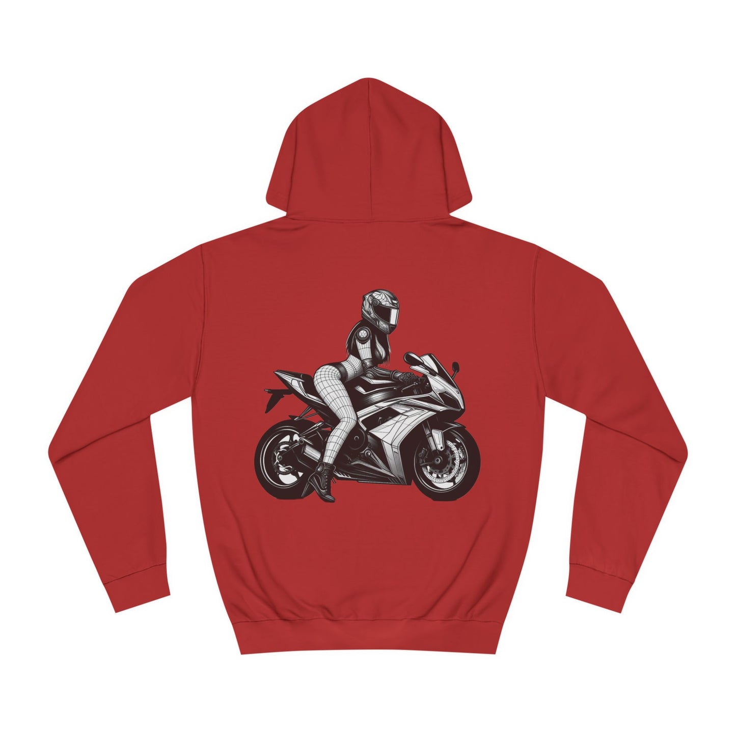 MotoMaze Sportbike Babe  - College Hoodie