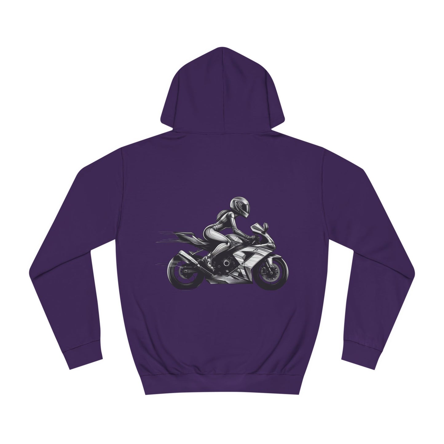 MotoMaze Sportsbike Chick  - College Hoodie