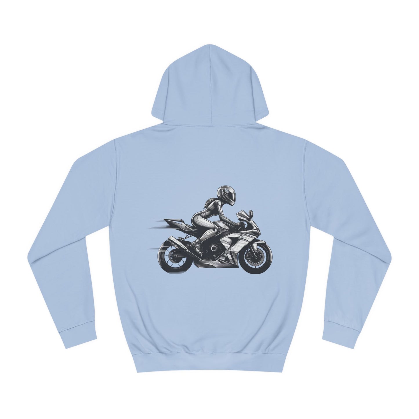 MotoMaze Sportsbike Chick  - College Hoodie