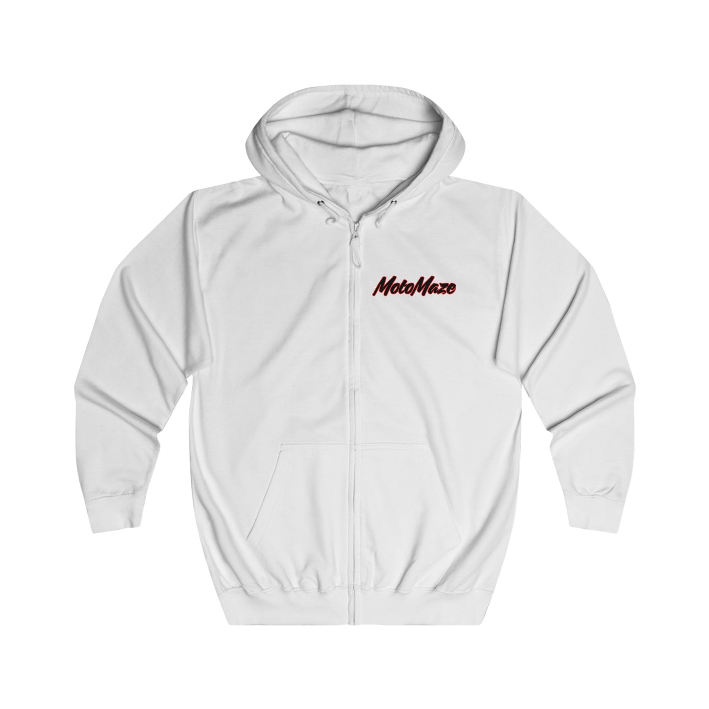 MotoMaze Fearless Drop, Rot Zipper Hoodie