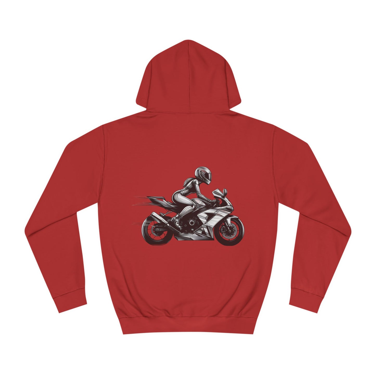 MotoMaze Sportsbike Chick  - College Hoodie