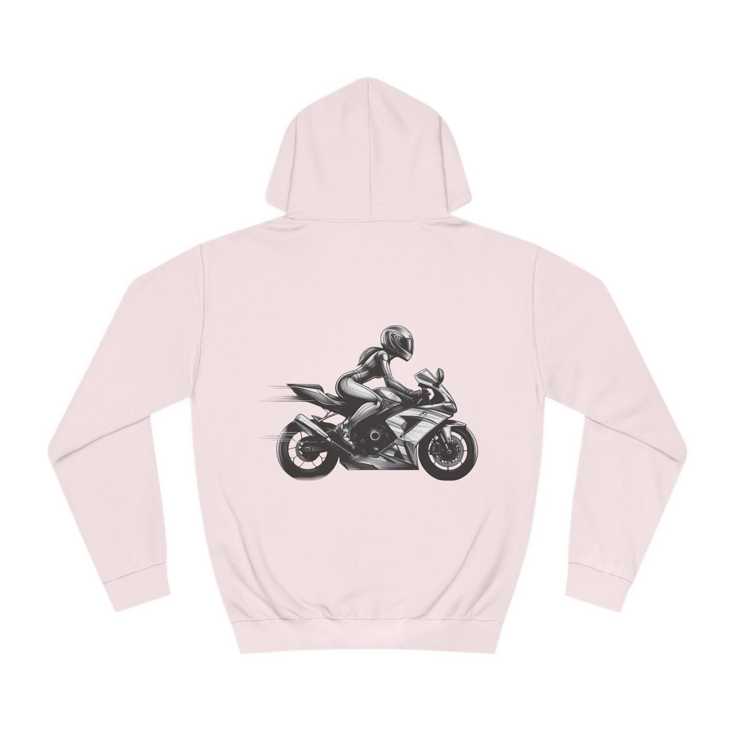 MotoMaze Sportsbike Chick  - College Hoodie