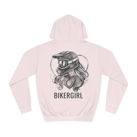 MotoMaze Bikergirl Edition Motocross  - College Hoodie